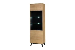 Prawa Vitrineskap 40x61 cm LED-belysning