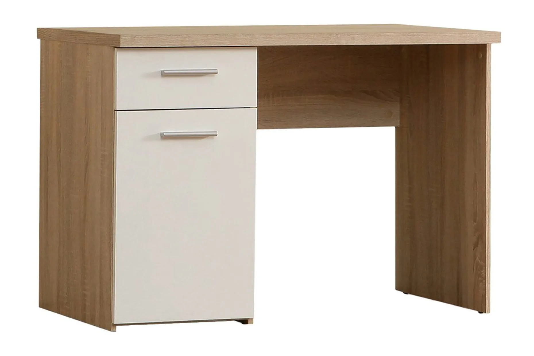 Priesmeyer Skrivebord 110 cm med Oppbevaring Skuff + Skap