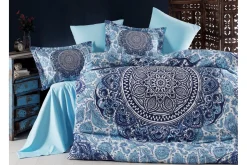 Primacasa by Türkiz Sengetøy Dobbelt 6-deler Satin