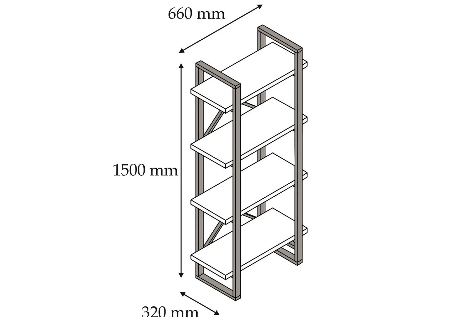 Puqa Design Bokhylle
