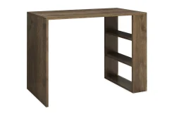 Puqa Design Skrivebord 90 cm med Oppbevaringshyller