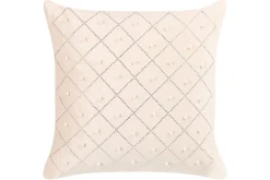 Pynteputer Yarrow sett med 2 Beige/Sølv
