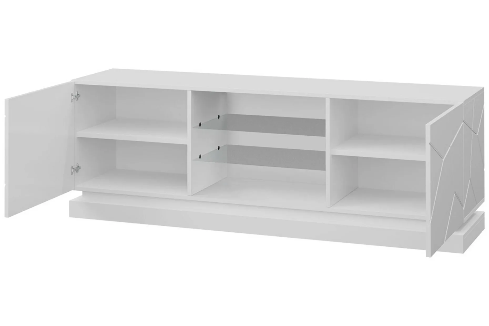 Qiu TV-Benk 40x160 cm LED-belysning