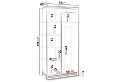 Quant Garderobe 50x95 cm
