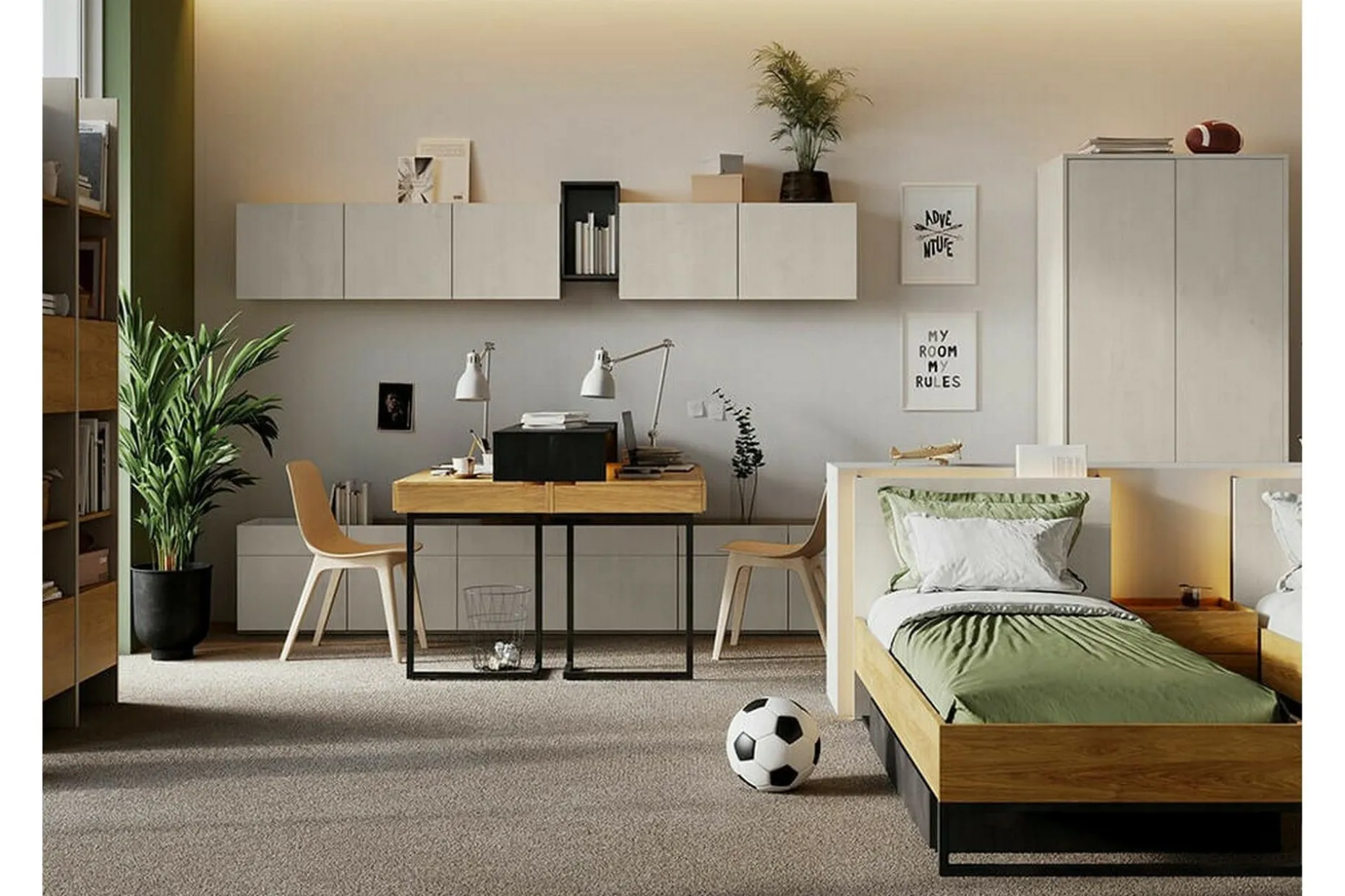 Rathmore Highboard Ljusgrå