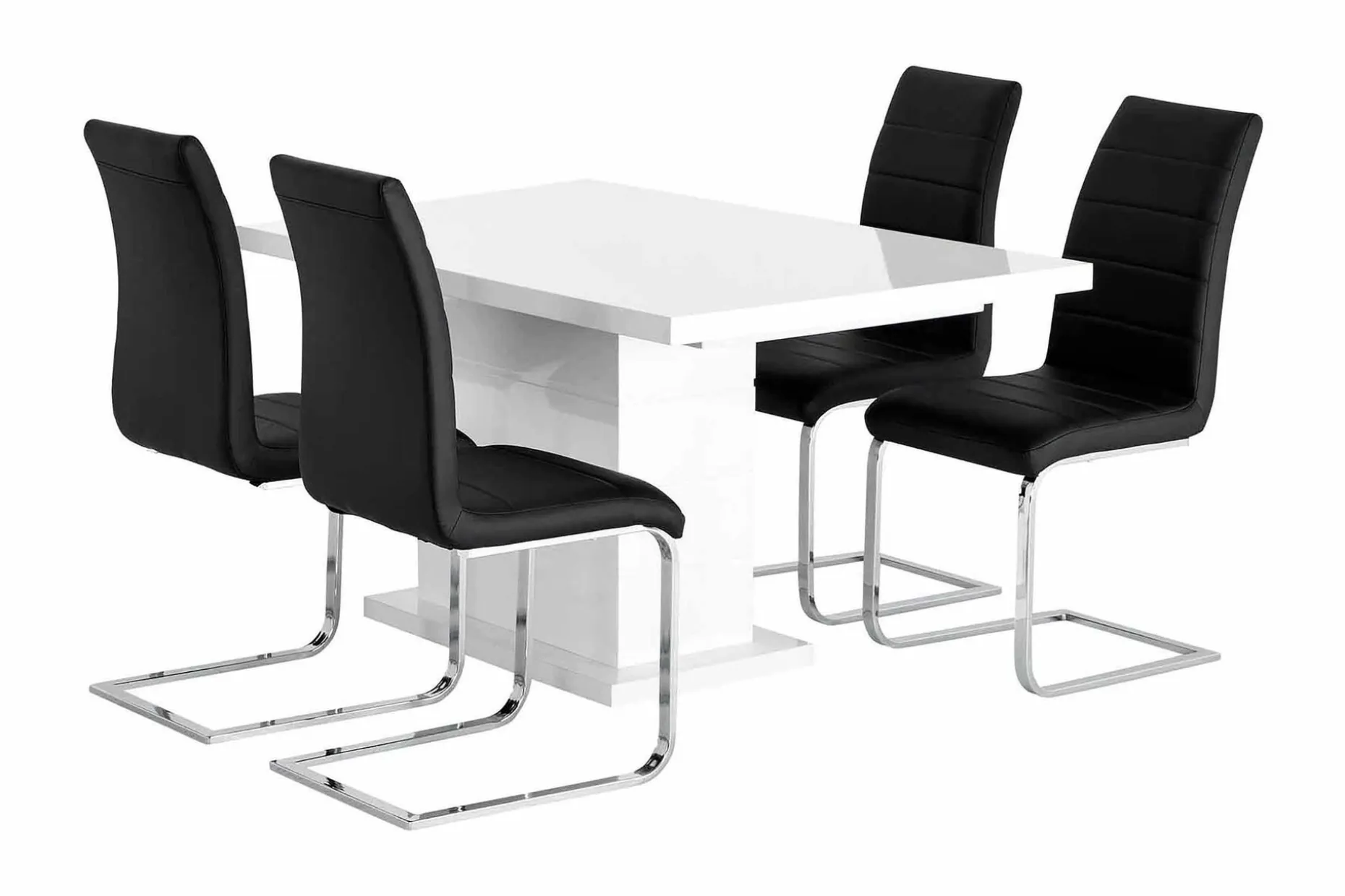 Ratliff Forlengningsbar Spisegruppe 180 cm m 4 Cibus Stoler