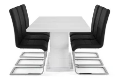 Ratliff Spisegruppe 180 cm + 6 Stoler Utvidbart med Tilleggsplate