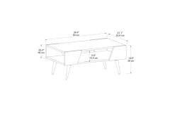 Rebelo Sofabord 90 cm