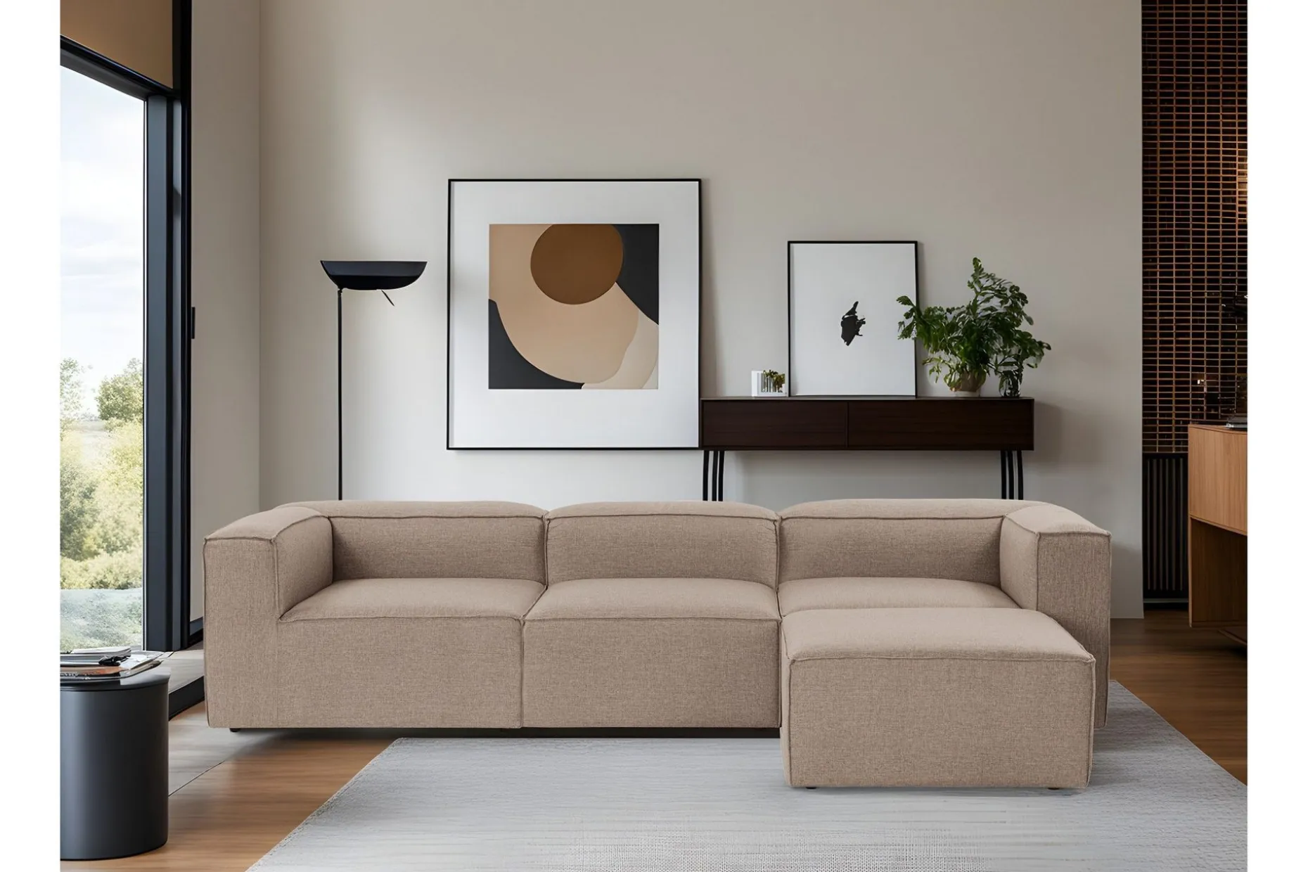 Redlands Sofa med Sjeselong 3-seter