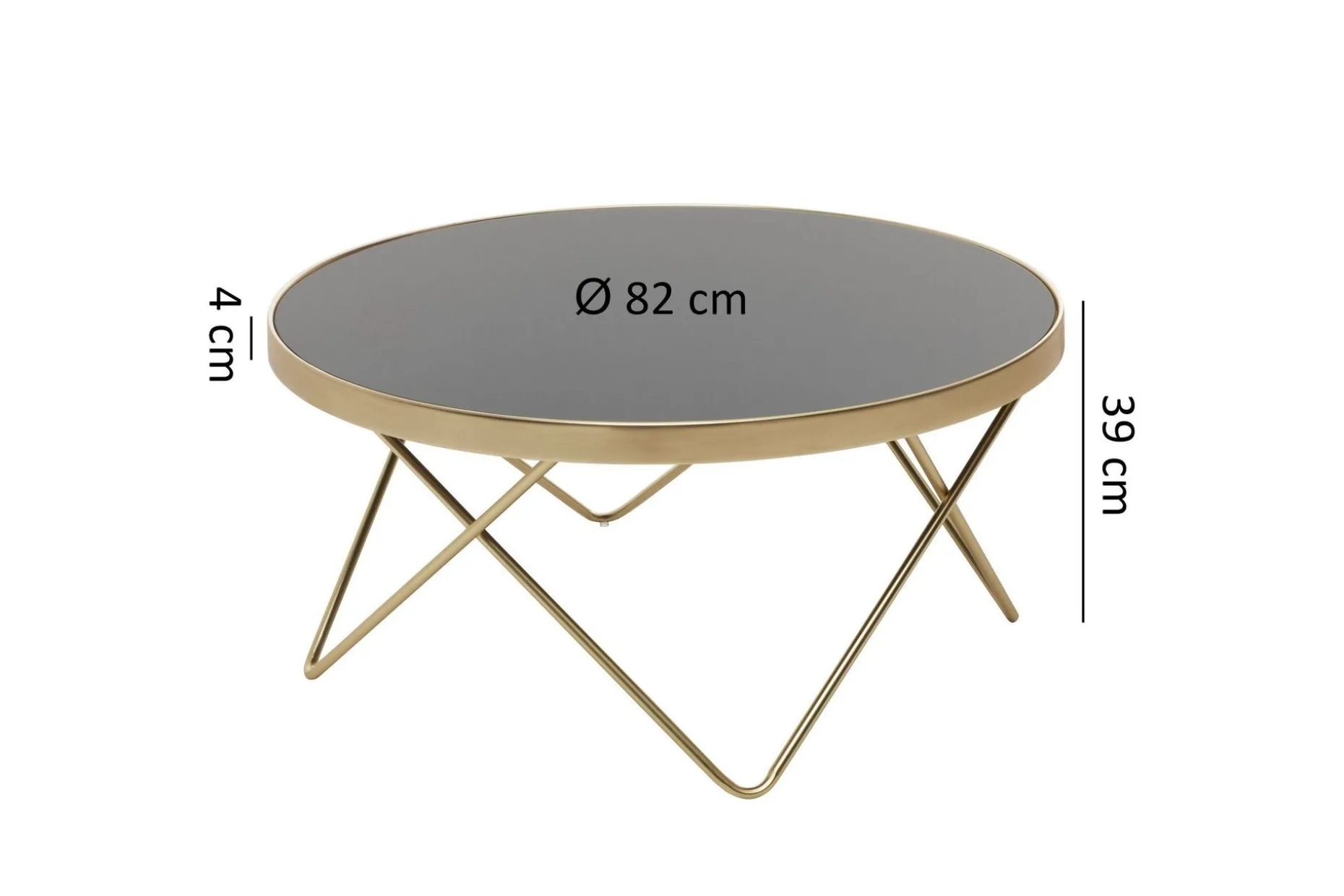 Reineck Sofabord 82 cm Rundt