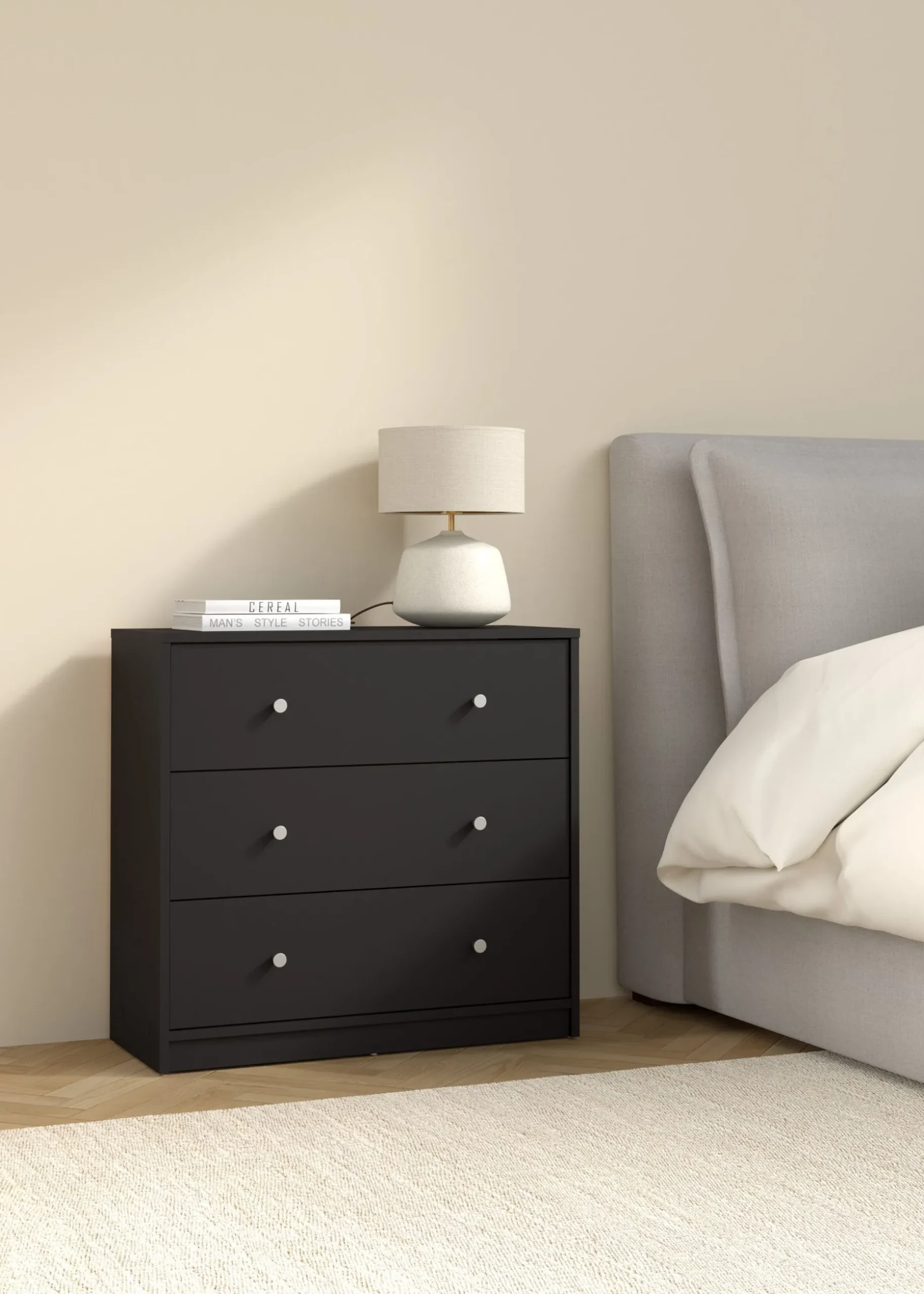 Renor Kommode 3 skuffer 72x30x68 cm