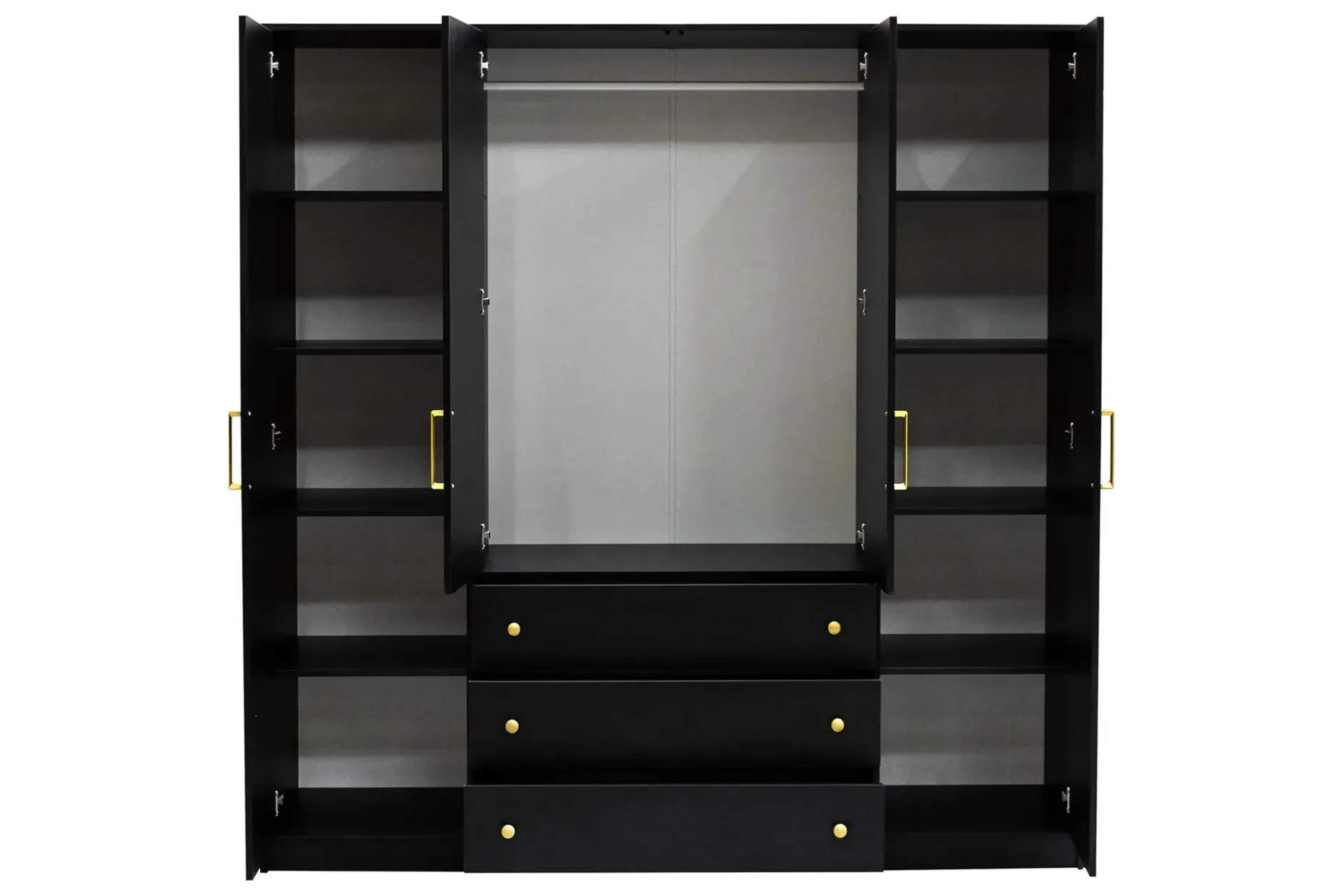 Retro Garderobe M. Speil 196x200 cm