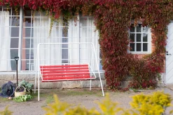 Retro 3-seter Hammock hvit ramme
