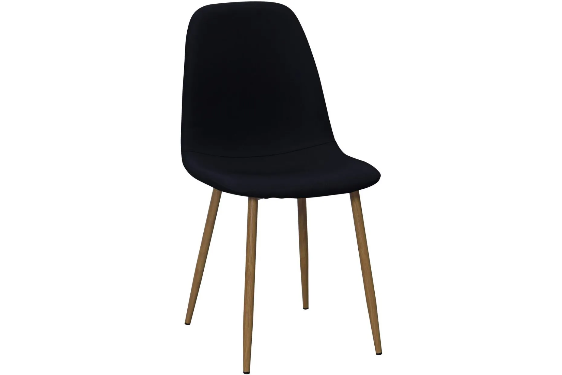 Richeto spisebord 240 cm eik + 8 stk. Nibe stol svart med eikeben