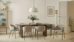 Richeto spisebord 240 cm med 8 Filip spisestoler
