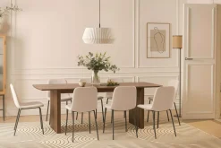 Richeto spisebord 240 cm med 8 Katy spisestoler