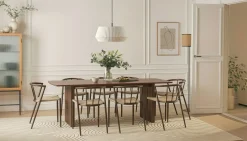 Richeto spisebord 240 cm med 8 Winston spisestoler
