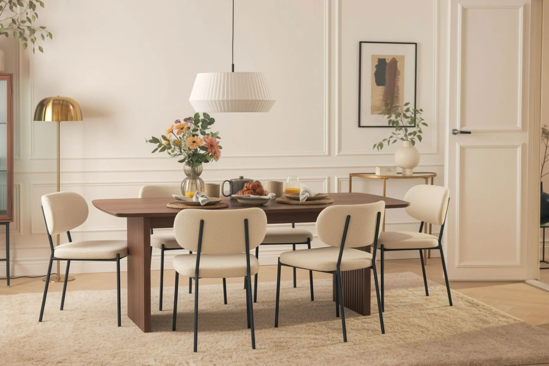 Richeto Spisebord Røkt Eik 240 cm
