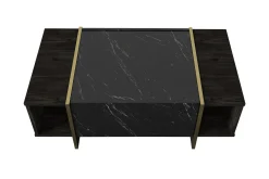 Riello Sofabord 104 cm med Oppbevaringshyller + Lucka