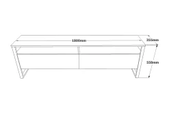 Rinorea Tv-møbelsett 180x56 cm