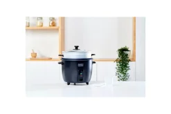 Riskoker Black+Decker 1,8L Svart