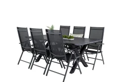 Rives Spisegruppe 200cm + 6 Break Posisjonsstoler