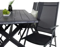 Rives Spisegruppe 200cm + 6 Break Posisjonsstoler