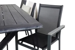 Rives Spisegruppe 200cm + 6 Parma Karmstoler