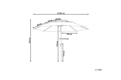 Roblin Parasol 285x285 cm