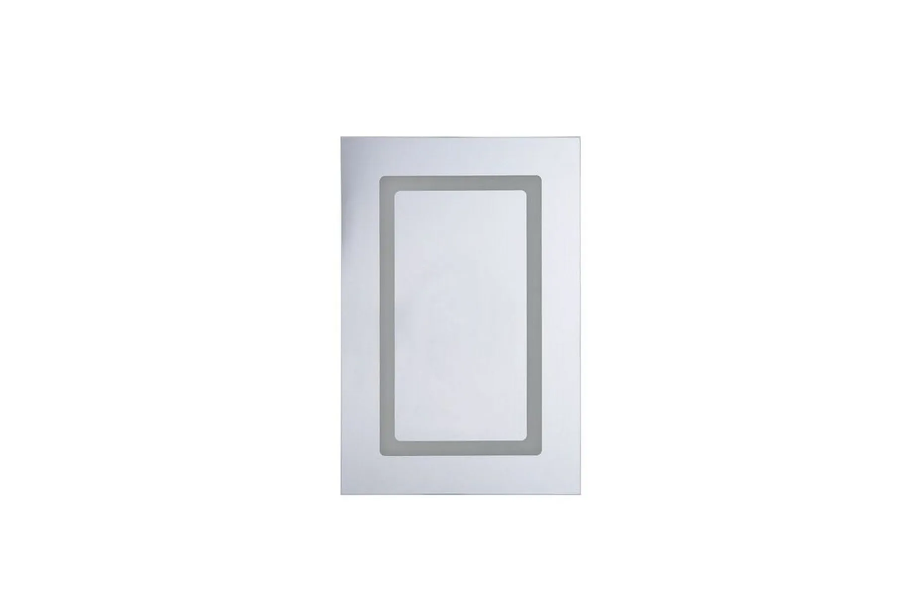 Roconda Skap til Badet 40 cm Speil med LED-belysning
