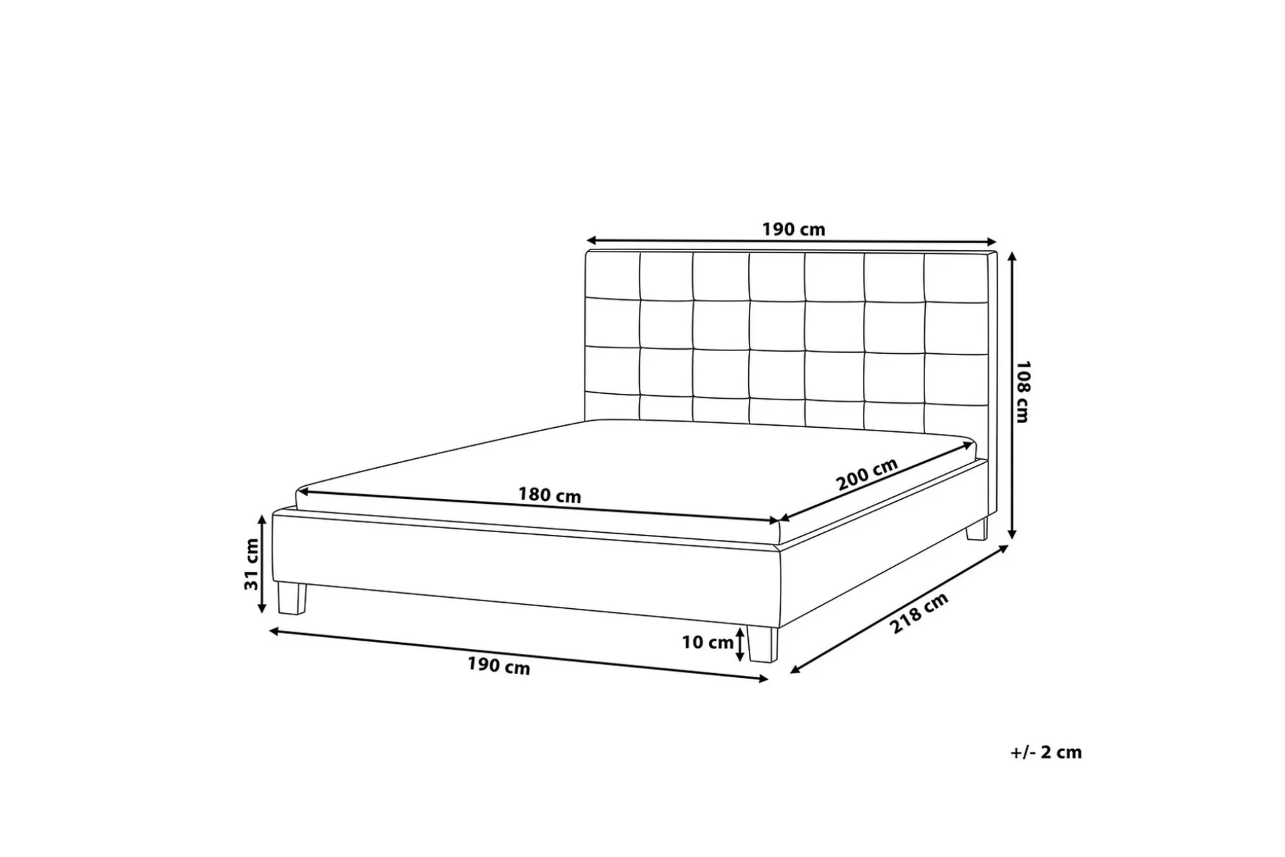 Rogelle Dobbeltseng 180|200 Cm