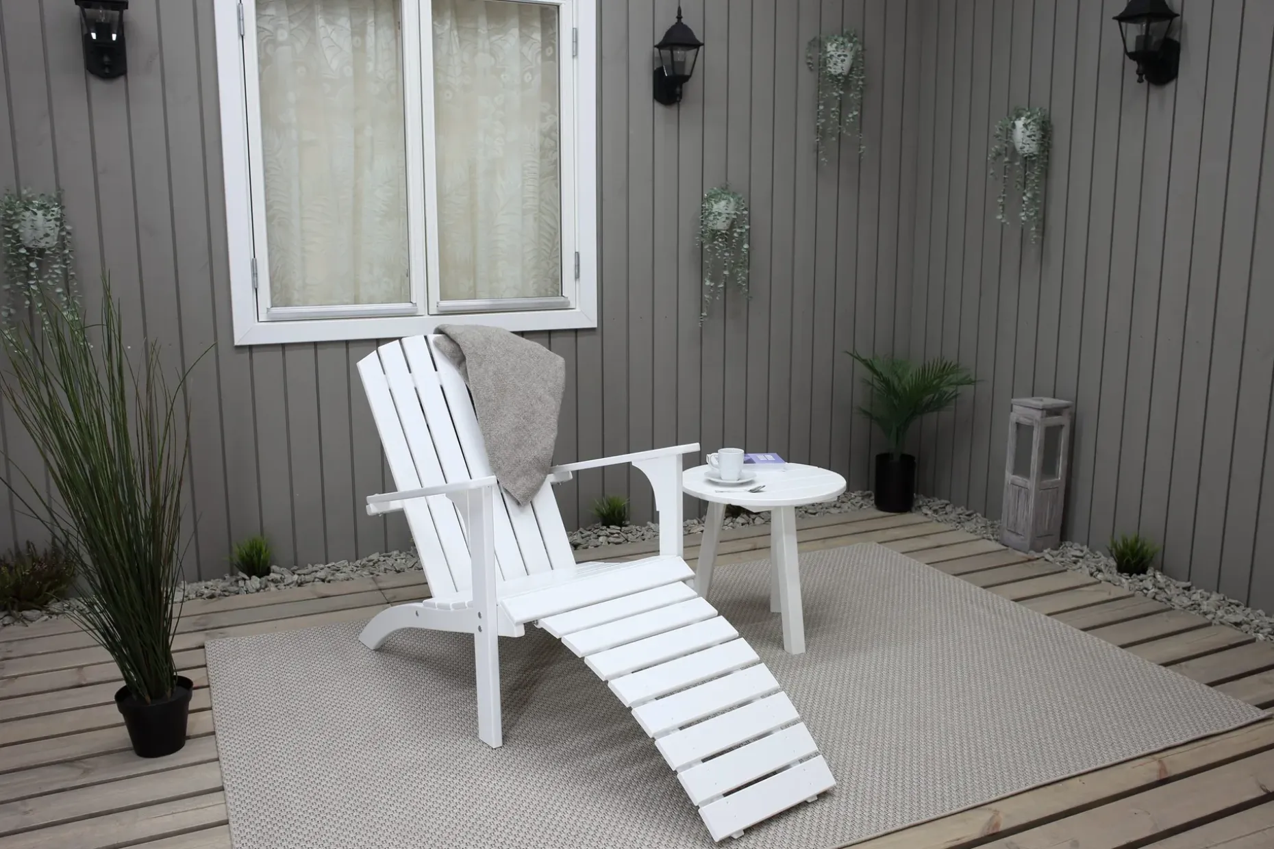 Rolston Dekkstol med Fotskammel