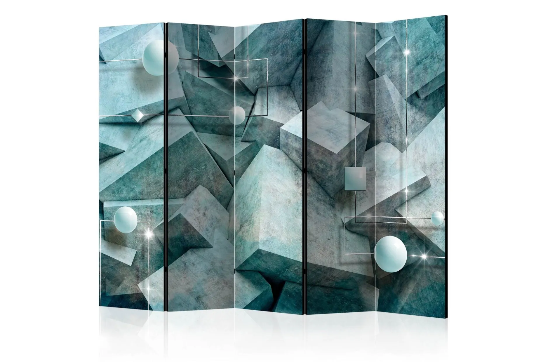 Romdeler Concrete Cubes Green II