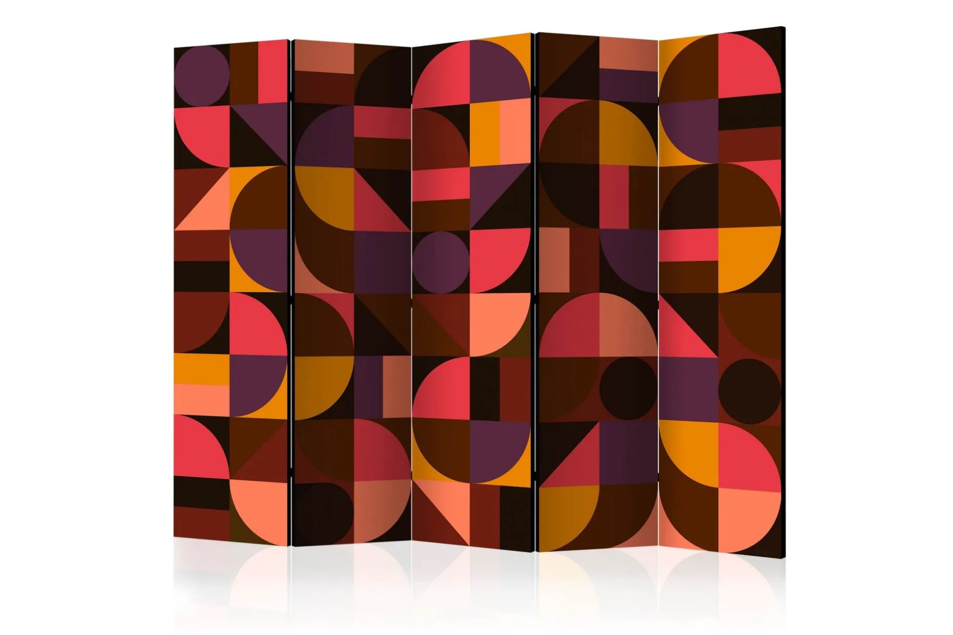 Romdeler Geometric Mosaic Red II