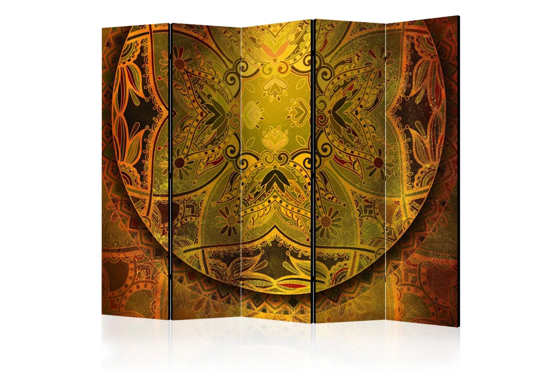 Romdeler Mandala: Golden Power II 222x517 cm