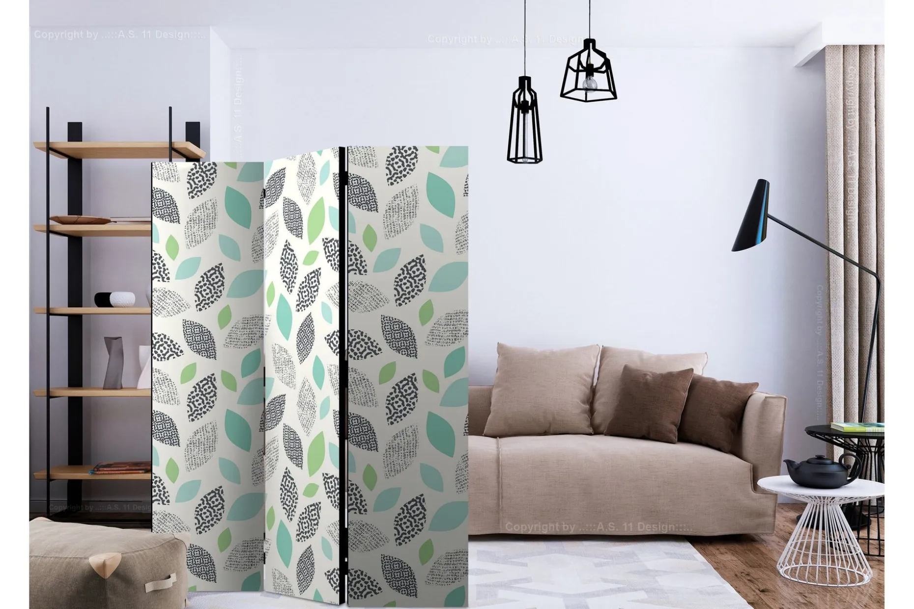 Romdeler Patterned Leaves