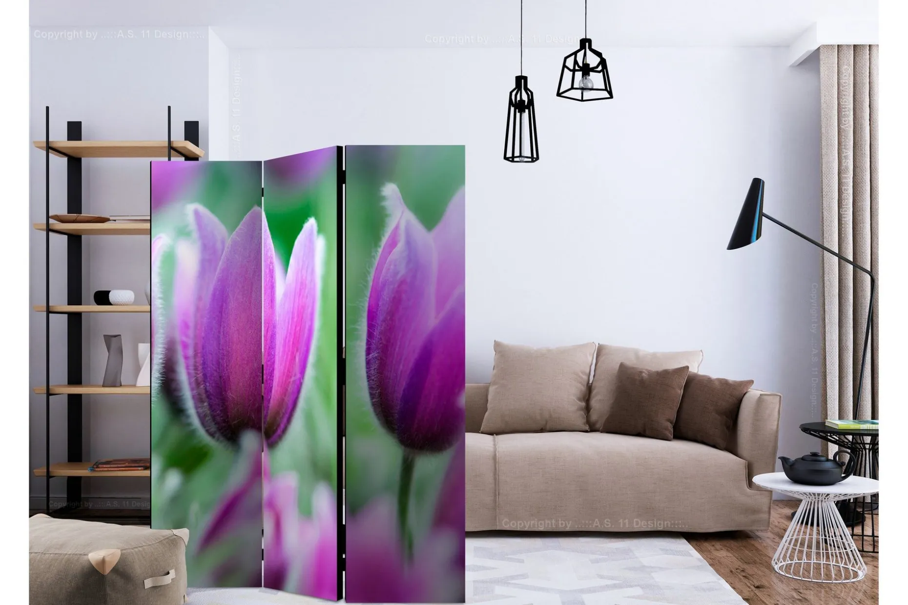 Romdeler Purple Spring Tulips