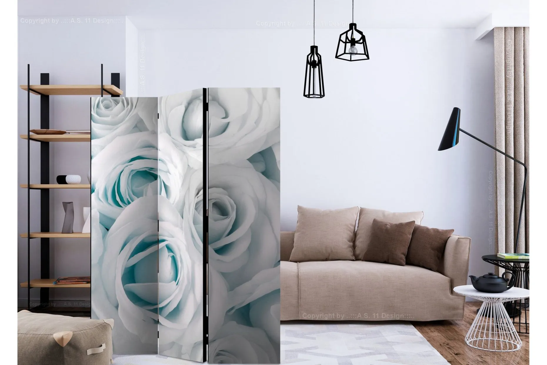 Romdeler Satin Rose Turquoise