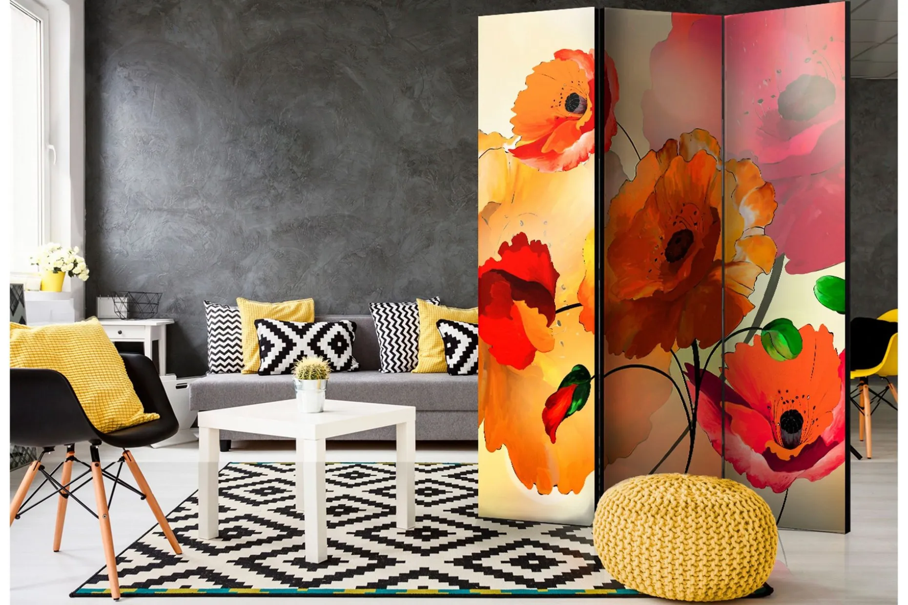 Romdeler Velvet Poppies 135x172