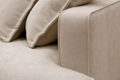 Rossita Lyx 5-seters høyrevendt U-formet ekstra dyp sofa med divan og sjeselong i stoff