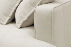 Rossita Lyx 6-seters høyrevendt U-formet ekstra dyp sofa med divan og sjeselong i stoff