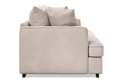 Rossita 3-seters Dyp Sofa med Hel Pute i Fløyel