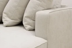 Rossita 5-seters Venstrevendt U-formet Dyp Sofa med Divan og Sjeselong i Stoff