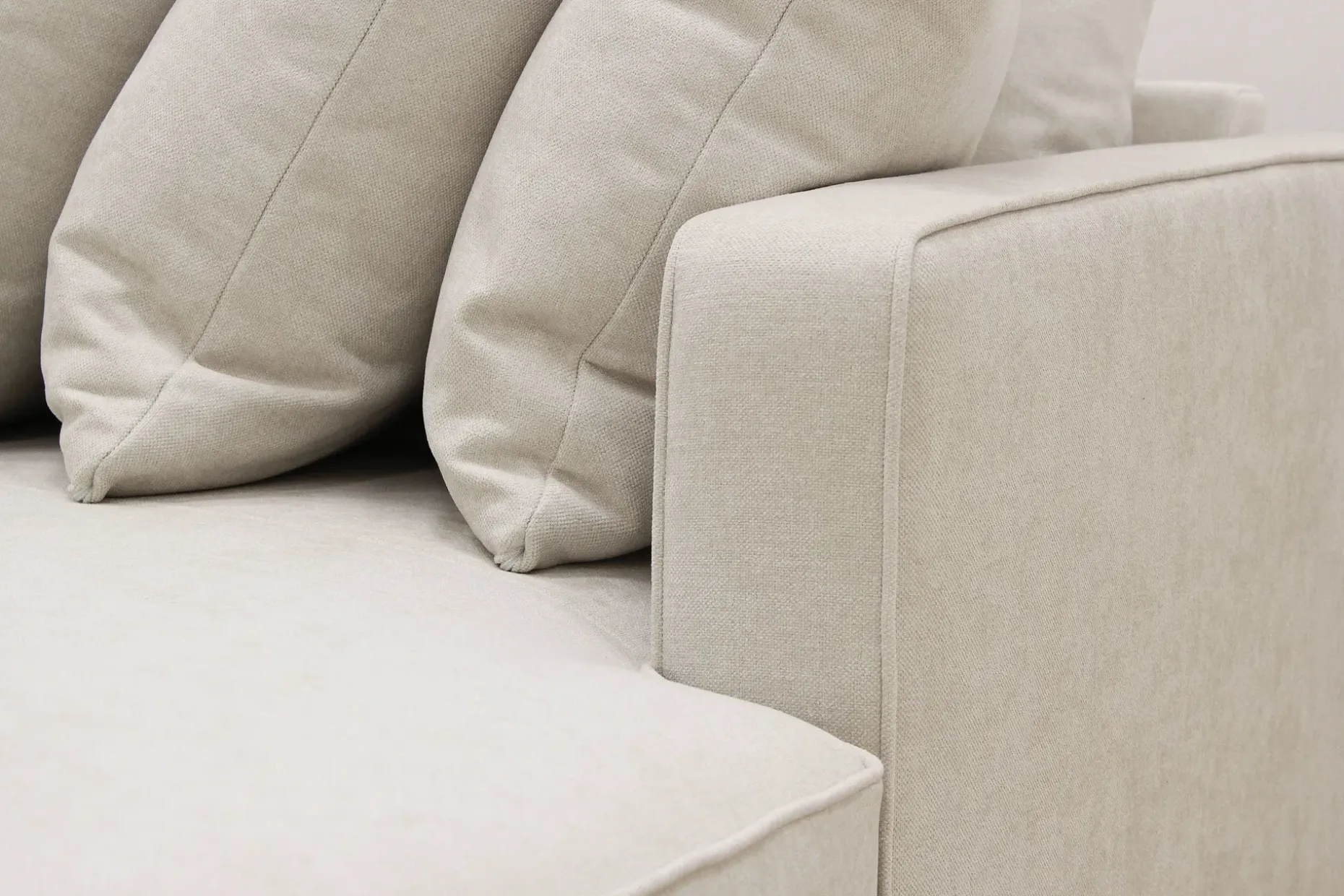 Rossita 5-seters Venstrevendt U-formet Dyp Sofa med Divan og Sjeselong i Stoff