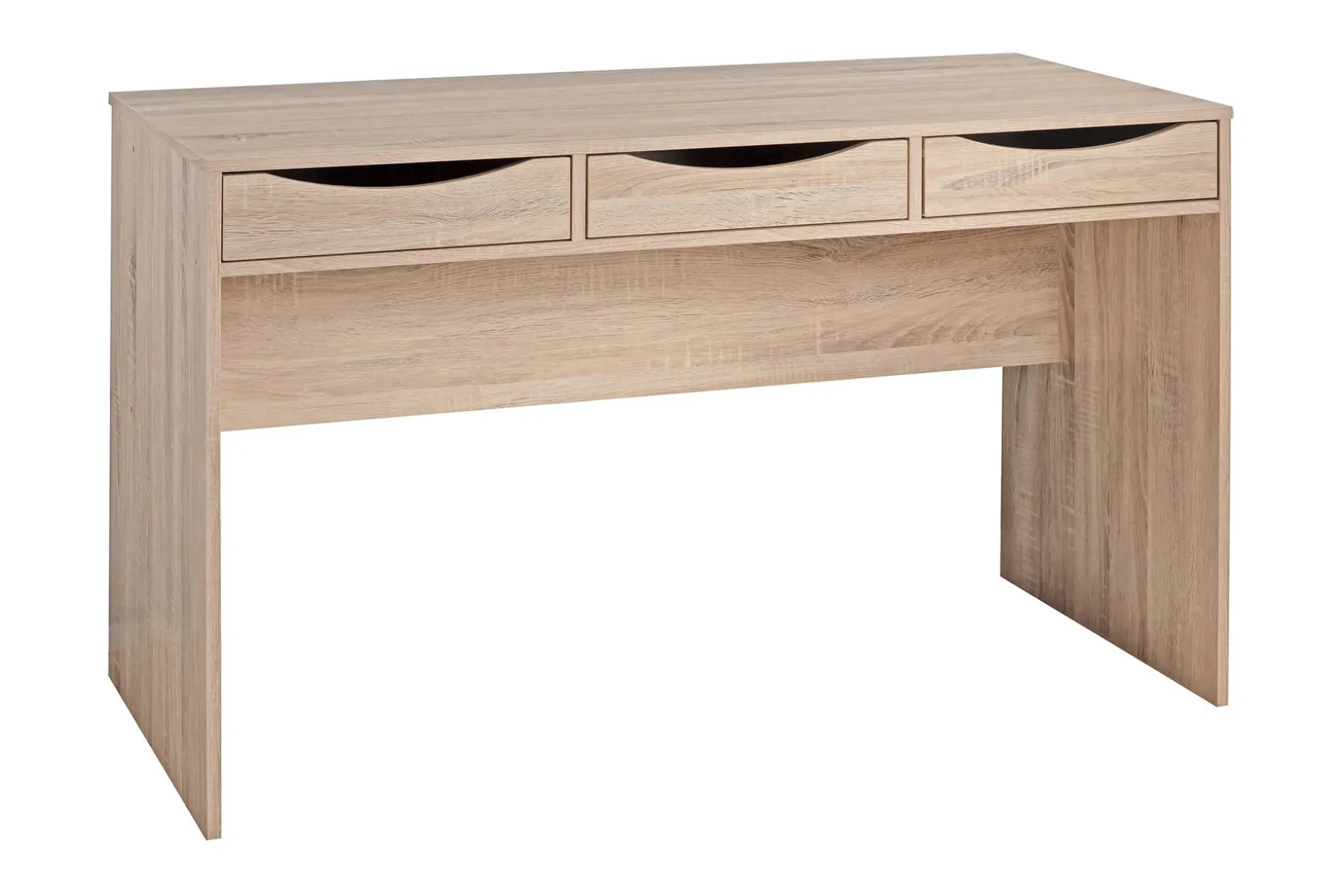 Ryea Skrivebord 120 cm med Oppbevaring 3 Skuffer