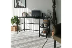 Sabani Skrivebord 130 cm med Oppbevaring 2 Hyller