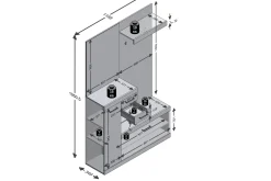 Samekia Garderobe 120 cm