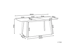 Sanford Spisebord 195 cm