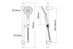 Sannahed Dusjsett 70 cm