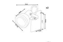 Santokari Spotlight 2 stk GU10